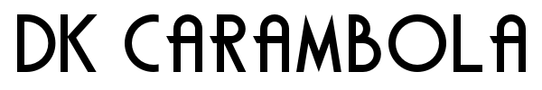 DK Carambola font preview
